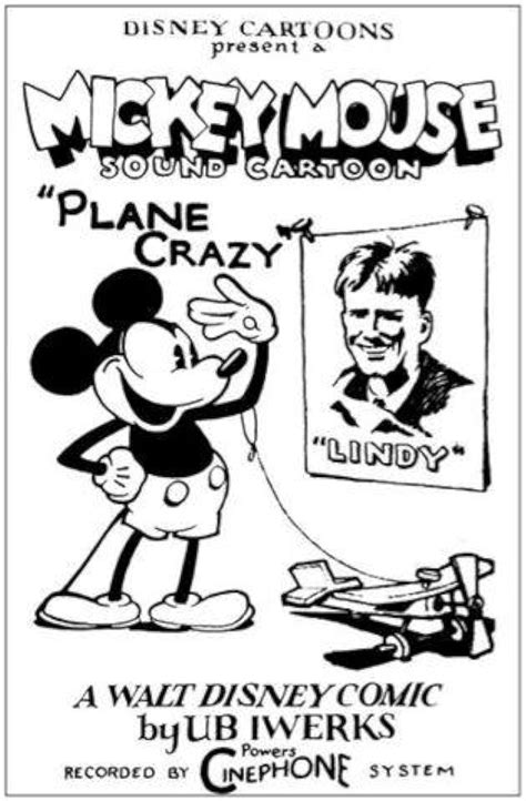 Mickey Mouse Plane Crazy Poster