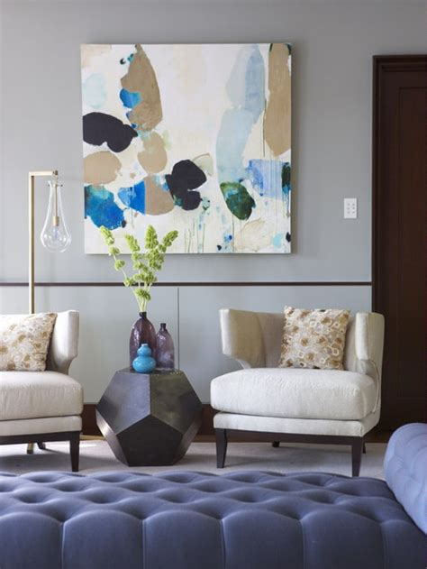 Modern Living Room Art | Houzz