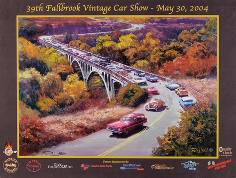 2004 On the Bonsall Bridge – Fallbrook Vintage Car Club