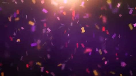 Footage Background Confetti Falling - YouTube