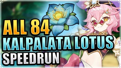 ALL 84 Kalpalata Lotus Locations EFFICIENT & FAST ROUTE Genshin Impact ...