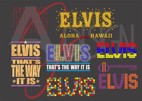 9 Elvis Presley PNG Transparent Logos for Print Art projects | Etsy