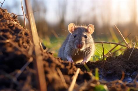 Premium AI Image | a mouse in the habitat