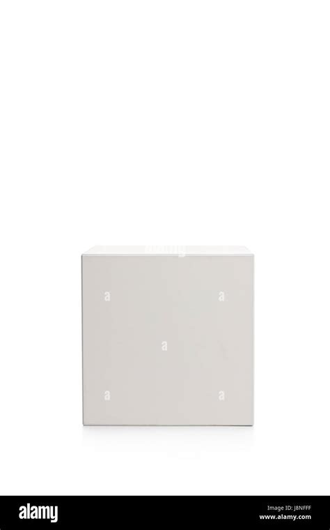 Cube isolated on white background Stock Photo - Alamy