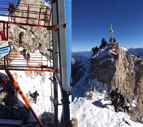 climbing-summit-zugspitze