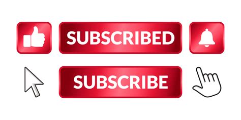 subscribe button like comment share 26911213 PNG