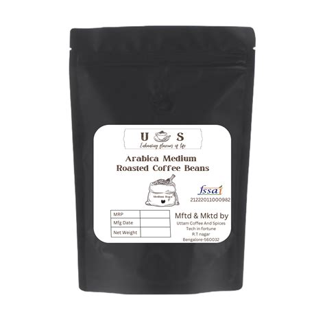 Arabica Medium roast Roasted coffee beans 1000gms - uFoodin