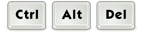 Clipart - Ctrl+Alt+Delete