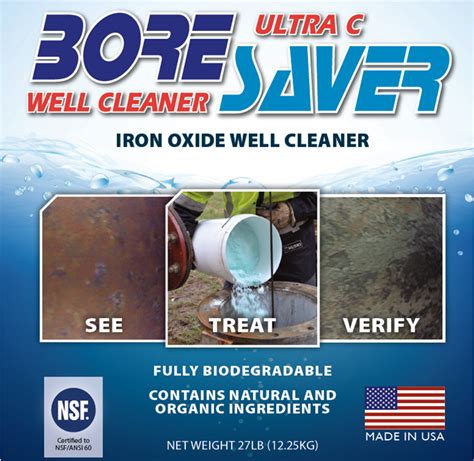 BoreSaver Ultra C Iron Bacteria Cleaning Solution | Well Rehabilitation Chemicals - Laval ...