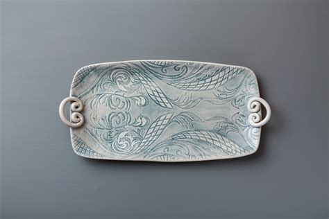 Rectangular Platter With Handles - Lize Rossouw - Hartspotteri