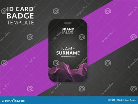 Badge Template Design of Business Corporate Identity. Stock Vector - Illustration of membership ...