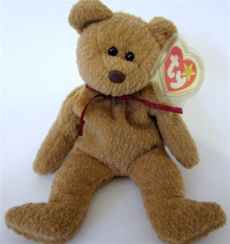 CURLY BEAR Ty Beanie Baby Retired 1993 Original Brown Plush - Etsy