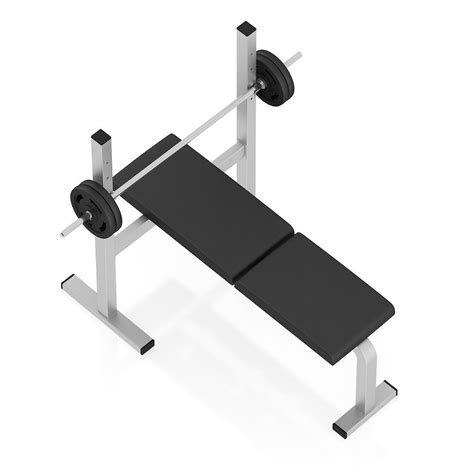 Flat Weight Bench 3D Model .max .obj .fbx .c4d - CGTrader.com