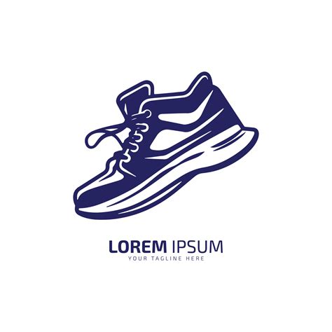 A logo of sports shoe icon abstract boot vector silhouette on white background 36531116 Vector ...