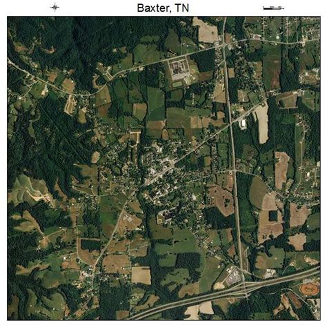 Aerial Photography Map of Baxter, TN Tennessee