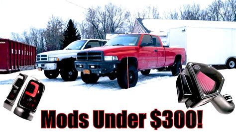 2nd Gen Dodge Cummins MODS UNDER $300 - YouTube