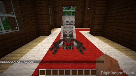 How to Summon a Spider Jockey in Minecraft