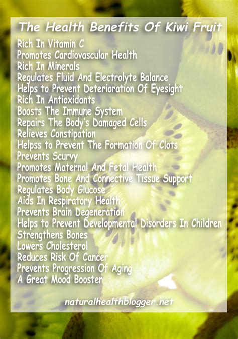 The Health Benefits Of Kiwi Fruit | Natural Health