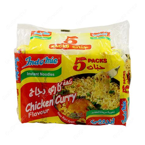 Indomie Instant Noodles Chicken Curry Flavour 5 Pack - Buy Online