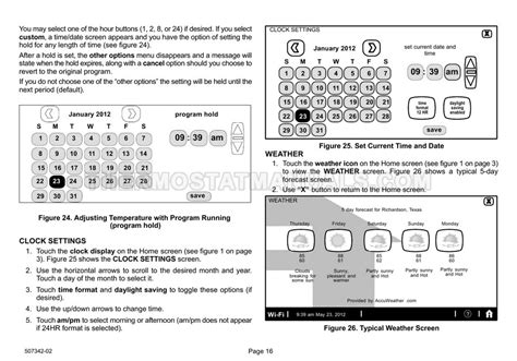 Lennox Wi-Fi iComfort Thermostat Homeowner's Manual