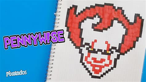 Pennywise Pixel Art Dibujitos Sencillos Dibujos En Cuadricula ...