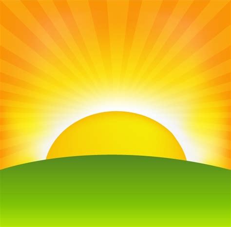 Sunrise cartoon background 01 vector Free vector in Encapsulated PostScript eps ( .eps ) vector ...