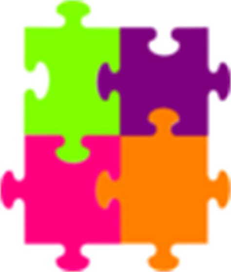 Jigsaw Puzzle 4 Pieces Clip Art at Clker.com - vector clip art online, royalty free & public domain