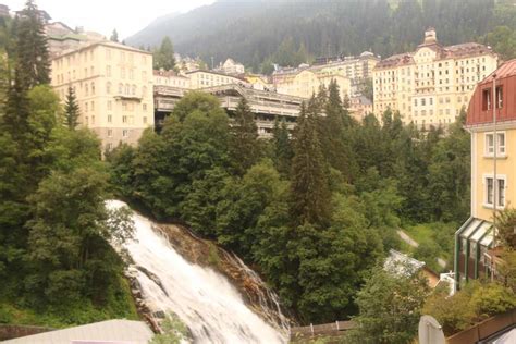 Bad Gastein Waterfall - Falls in a Health Spa Town's Waters