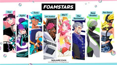 New Square Enix Shooter, Foamstars, Characters and Release Details