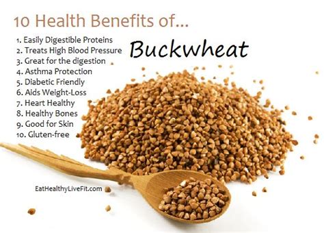 Buckwheat-eathealthylivefit_com.png 555×399 pixels | Health benefits of... | Pinterest | Health ...