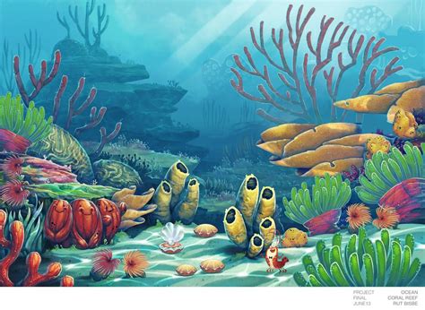 Ocean Animal - Final Background from Coral Reef by mausetta Coral Reef ...