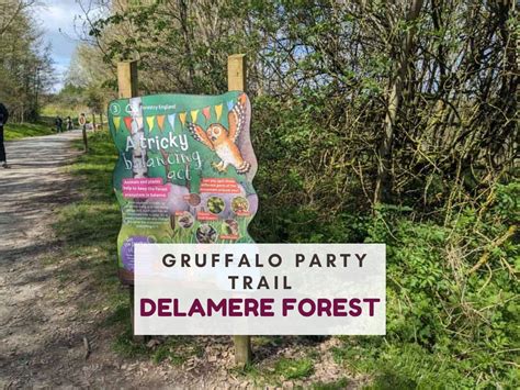 The Gruffalo party trail at Delamere Forest