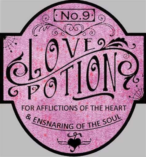 Love Potion No. 9 Potion Label | Potion labels, Harry potter potion labels, Harry potter potions