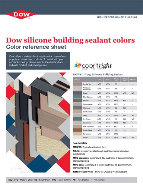 Color Charts – TB Philly, Inc Philadelphia’s Premier Waterproofing ...