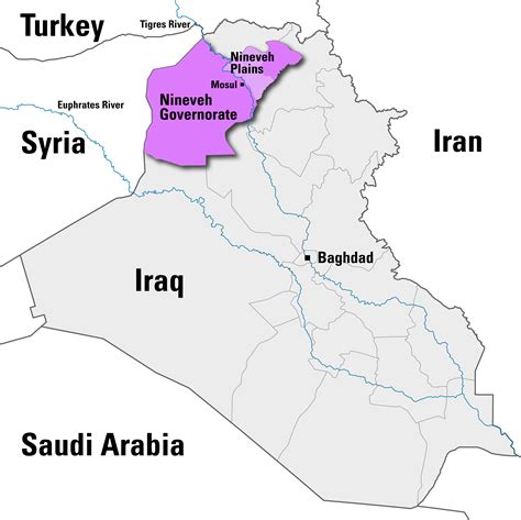 Ancient Nineveh Map