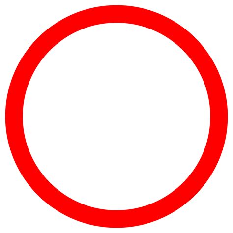 Red Oval Circle Logo