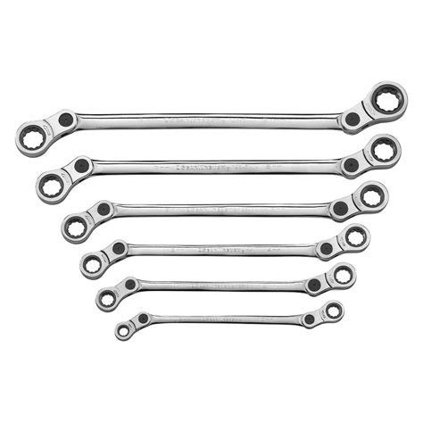 GearWrench® 85490 - Metric Indexing Double Box Ratcheting Wrench Set (6 pcs)