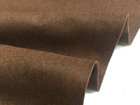 BROWN Felt Fabric Material Craft Plain Colours Polyester -102cm wide ...