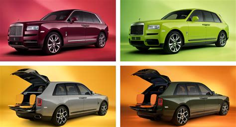 Rolls-Royce Gets Colorful With New Bespoke Cullinan SUVs Inspired By ...