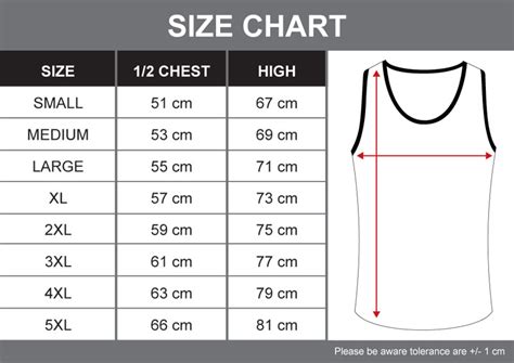 Wrestling Singlet Size Chart