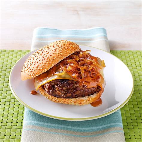 Sweet Onion BBQ Burgers Recipe: How to Make It