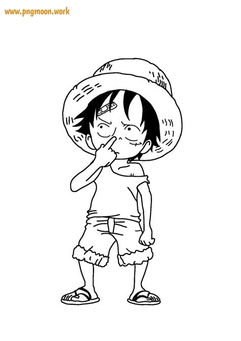 Monkey D Luffy 4 Coloring Crafty Teenager | Porn Sex Picture