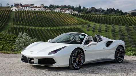 Ferrari 488 Spider | 2016MY White | Front