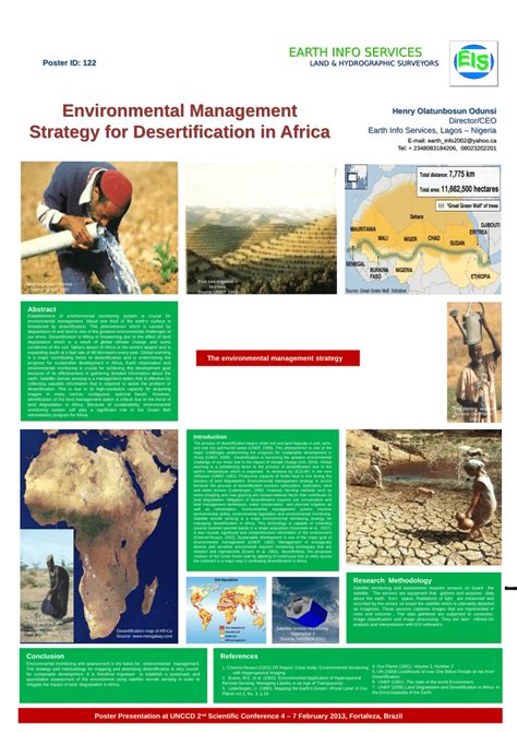 (PDF) ENVIRONMENTAL MANAGEMENT STRATEGY FOR DESERTIFICATION IN AFRICA