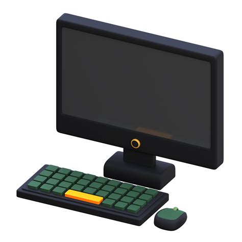 Computer 3d Icon 23816882 PNG