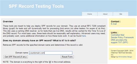 Don’t get tagged as spam – make an SPF record – Vinyl Matt