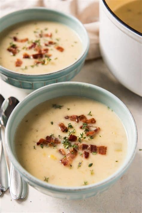 Creamy Potato and Leek Soup Recipe - House of Nash Eats