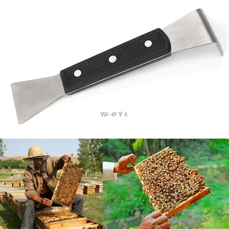 New Professional Beekeeping Stainless Steel Hive Tool Scraper Tool For ...