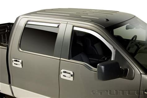 Putco Element Chrome Window Visors | SharpTruck.com