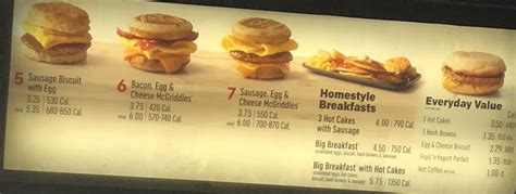 Mcdonald S Breakfast Dollar Menu Nutrition – Besto Blog